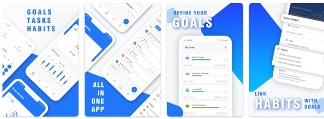 Goal Setting Apps for Android: Reach it - Goals, Habit Tracker