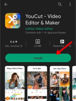 Download and Install the YouCut app