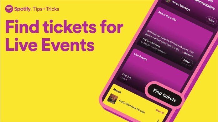 Find tickets for live concerts on spotify-ugtechmag.com
